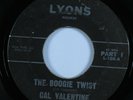 R&B Mod Soul 45 CAL VALENTINE The Boogie Twist LYONS HEAR