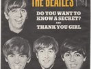 BEATLES Do You Want To Know A Secret VEE JAY VJ 587 45 w/ PICTURE SLEEVE PS