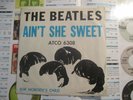 BEATLES 45rpm vinyl AND ORIGINAL Picture Sleeve ATCO - AIN'T SHE SWEET - NM-