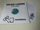GOLDEN EARRING *THE HOLE* LP 1986 TRANSMEDIA PROMO PORTUGAL WITH PRESS RELEASE