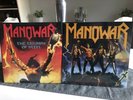 Manowar/The Triumph Of Stell(orange black)/ Fighting The World(blue black) Vinyl