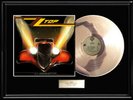ZZ TOP ELIMINATOR WHITE GOLD PLATINUM TONE RECORD LP ALBUM NON RIAA AWARD