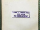 Jimi Hendrix Experience Incident At Rainbow Bridge Private Live Yellow Lp Maui