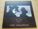 the sisters of mercy - gend armageddon -2 x  lp + poster -red splater-