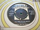 VG UK ORIOLE SOUL 45 - MARTHA AND THE VANDELLAS - I'LL HAVE TO LET HIM GO