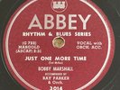 1950 Blues BOBBY MARSHALL & Ray Parker Orch 