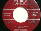 Rare 1956 Ohio Rockabilly Rocker M and J CW-2-1 45 Norman Bullock LIES LIES LIES