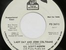 GIL SCOTT HERON Lady Day & John Coltrane FLYING DUTCHMAN 45 orig. 1972 VG+ HEAR