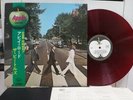 THE BEATLES / ABBEY ROAD, RARE RED WAX JAPAN ORIG. 1st PRESS 1969 LP w/OBI NM