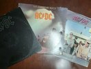 AC/DC-Let There Be Rock LP-1st pressing,Back in Black & Dirty Deeds 1977