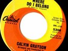 Calvin Grayson Where do i belong  Northern soul Popcorn MINT-