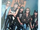 Scorpions signed,signiert,Autogrammkarte,autograph card,orig.1990,Crazy World