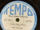 Tempo 38 ( off Para )Blind Lemon Jefferson WEARY DOG BLUES 78 rpm Blues 1927 E+