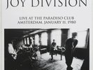 Joy Division -Live At The Paradiso Club Amsterdam, January 11, 1980 LP New Order