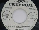 45 rpm ROCKABILLY PROMO, LARRY OKEEFE, LOVES DREAM / AINT-A THAT SOMETHIN,