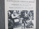 LP RR-395 *YVONNE LEFEBURE /FURTWANGLER* MOZART PIANO CTO NO.20* SYMPHONY NO.40*