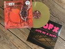 NOFX Ribbed: Live in a Dive LP BAND ONLY GOLD VINYL punk/fat Wreck chords