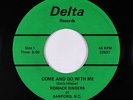 Black Gospel 45 - Womack Singers - Come And Go With Me - Delta - VG+ mp3