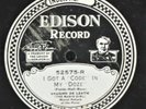 Edison Electric Diamond Disc 52575 Vaughn De Leath Code In My Noze Sweet Day