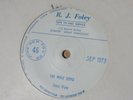 NICK TALBOT-THE OTHER SIDE OF THE RIVER/ZANE TROW - WOLF SONG - PRIVATE PRESSING