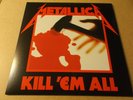 METALLICA,KILL EM ALL,LP ON BLACKENED,BLCKND003R1,2016