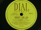 Howard McGhee/Dizzy Gillespie/Diggin for Diz-Trumpet at Tempo/Dial 1005/EX