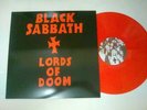 - BLACK SABBATH lords of doom Rare vinyl record Ozzy,live,paranoid,hell,reality