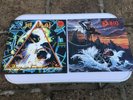 Dio Holy Diver Vinyl & Def Leppard Hysteria Vinyl Records 1st Press Inners LOOK