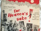 FOR HEAVEN'S SAKE Rare Private Press Xian BALTIMORE MARYLAND Brown Memorial