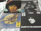 T.REX  4 X CLEAR VINYL L.P'S - ZINC ALLOY- TANX - DANDY - FUTURISTIC - 2 NEW