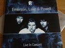 EMERSON LAKE AND POWELL LIVE IN CONCERT LTD NUMBERED 2LP VINYL