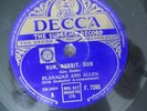 78 RPM FLANAGAN AND ALLEN RUN RABBITRUN &THE WASHING ON THE SIEGFRIED LINE F7265