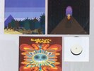 Super Furry Animals - Rings Around the World LP double vinyl & white label 7