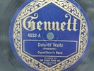 Pietro Capodiferro's Band - Blue Danube Waltz / Delores Waltz Gennett 4833 V+