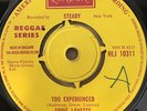 EDDIE LOVETTE ‎  Too Experienced / Little bird blue  LONDON REGGAE SERIES EX 45
