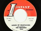 Northern Soul Popcorn 45 - Neptunes - House Of Heartaches - Instant - VG+ mp3