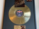 Kiss Animalize Vinyl Gold Metallized Record Mounted In Frame