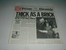 Jethro Tull THICK AS BRICK Chrysalis LP PARTLY SEALED Gatefold 1972 Classic Prog