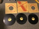 3 NOS Audiodisc Recording Blank Records Never Used W/ Sleeves