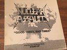 NUCLEAR ASSAULT 12 INCH RARE PROMO EP GOOD TIMES BAD TIMES / STAND UP VG+ SHAPE
