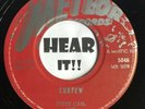 Rare Rockabilly RE 45 STEVE CARL with THE JAGS Curfew / 18 Year METEOR listen