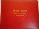 Vintage Holy Bible KJV Complete New Testament 16 2/3  RPM 35 Records Audio Book