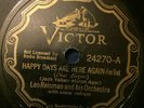 Leo Reisman/Rudy Vallee:Happy Days Are Here Again:Victor Scroll 24270:1929:EX-