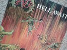 ORIGINAL 1985 SLAYER HELL AWAITS RECORD LP METAL BLADE / COMBAT