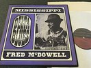 1021-FRED McDOWELL-DELTA BLUES-1ST PRESS 1964 ARHOOLIE VINYL LP (EX/EX) SIGNED