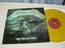 LP Metallica, Ride the Lightning, SB18026, 1984 France, goldfarben, cleaned
