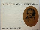 HEIFETZ / MUNCH Beethoven Violin Concerto RCA LM-1992 NM 7S / 11S