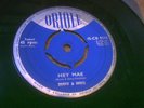 RARELY SEEN  RUSTY & DOUG ROCK N ROLL GEM 'HEY MAE' ORIOLE 45CB1510 VG+ CLASSIC