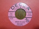 EDDIE HURT 45 NORTHERN Island SOUL DECCA PINK PROMO NEAR MINT / Afraid Of Love