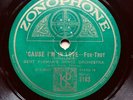 BERT FIRMAN’S DANCE ORCH ‘CAUSE I’M IN LOVE’ ZONOPHONE 78, HOT AHOLA SOLO SIDE 1